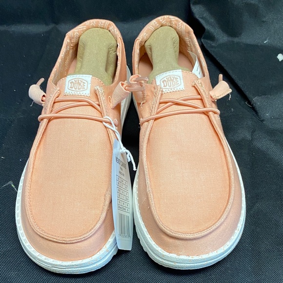 Hey Dude Womens Peach Loafers - Picture 3 of 8
